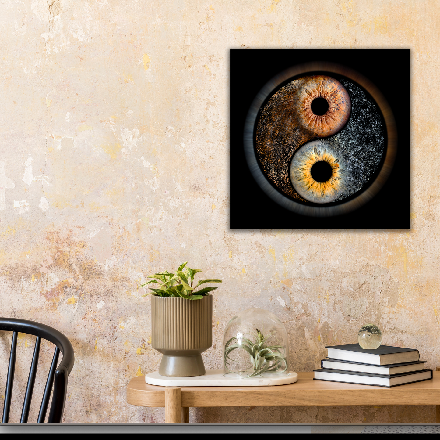 Metallic Print Eye Artwork